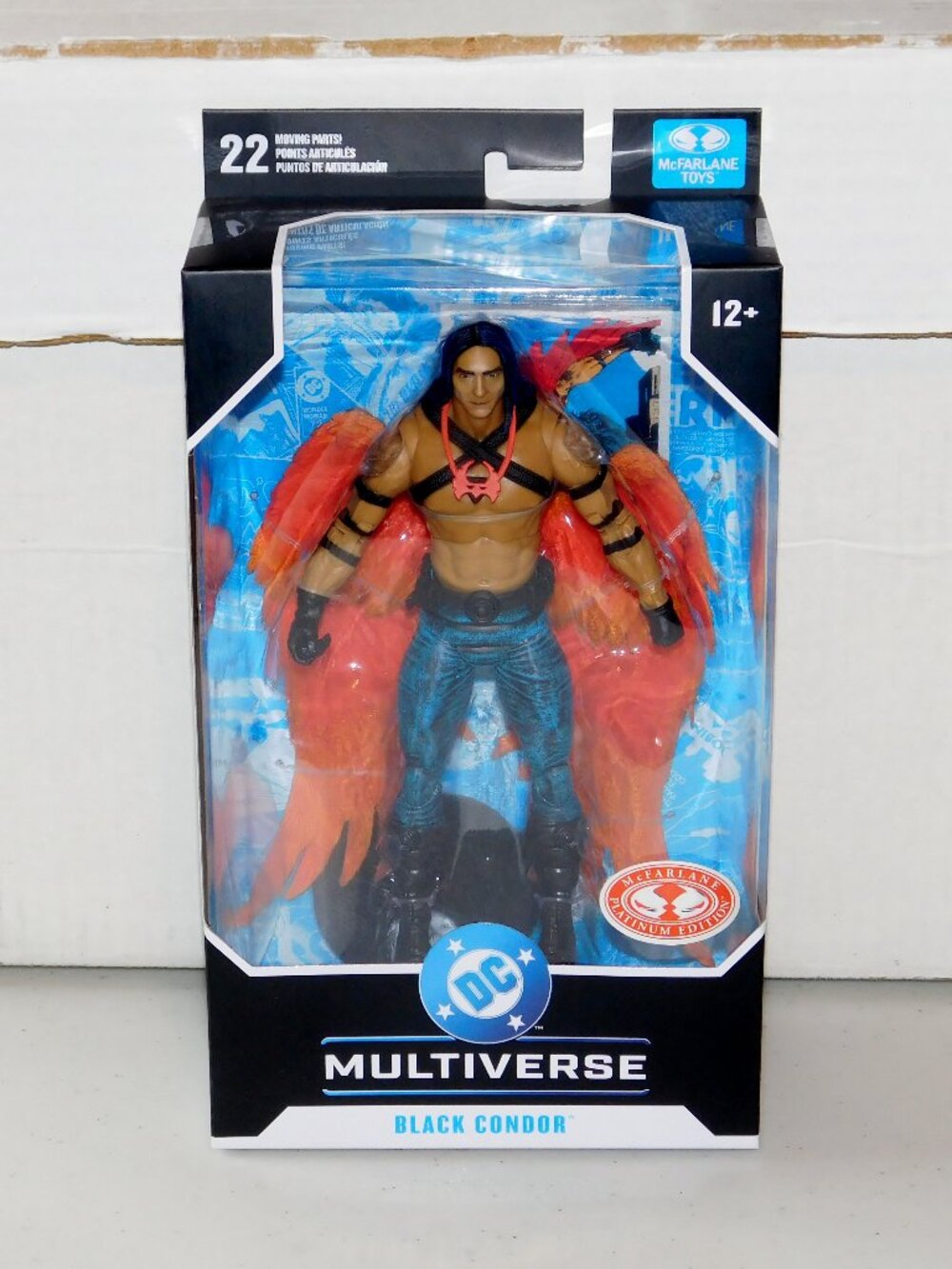 2026 McFarlane DC Multiverse 7" Classic Black Condor Red Platinum Figure MIB New